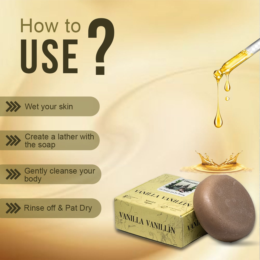 Bhoomi Herbal India VANILLA VANILLIN HANDMADE SOAPS