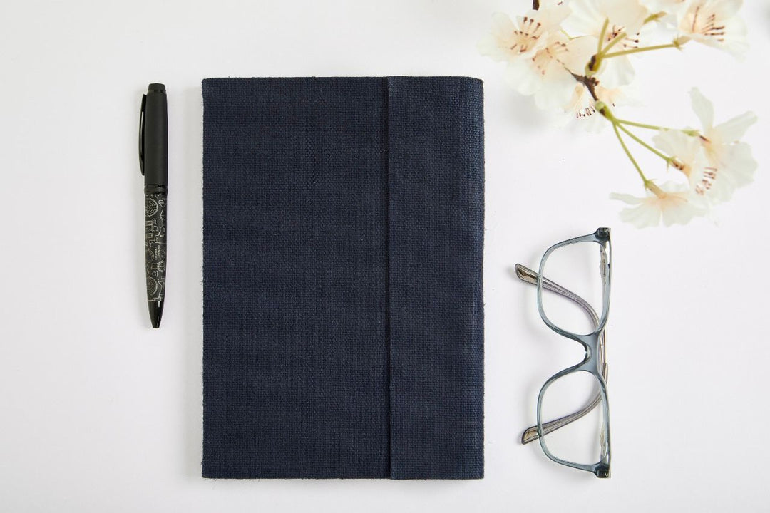 The Label GAIA Hemp A5 Notebook Diary with Magnetic Flap Closure