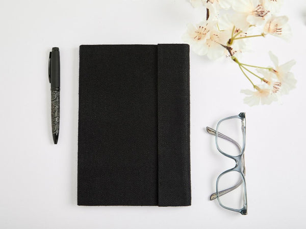 The Label GAIA Hemp A5 Notebook Diary with Magnetic Flap Closure