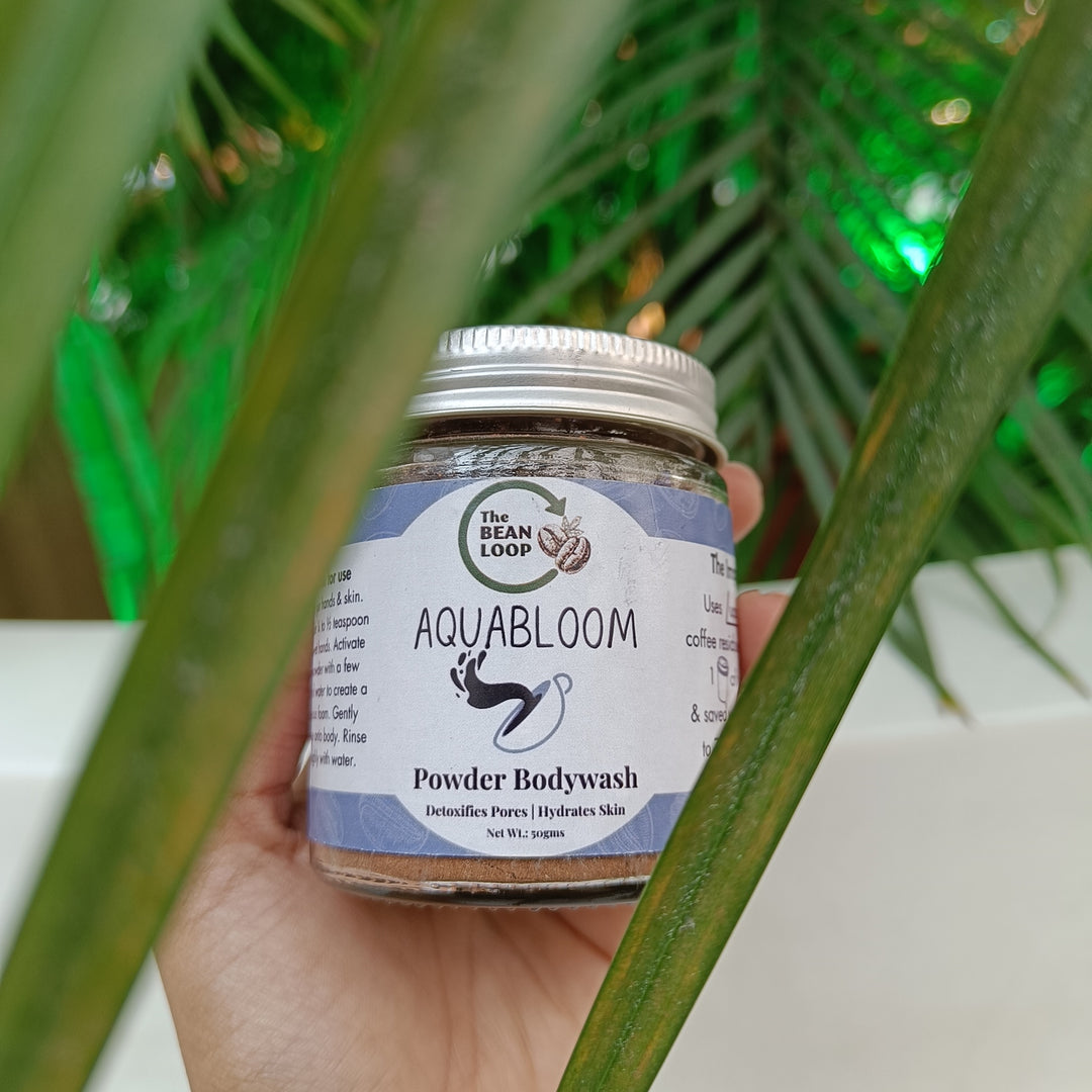 The Bean Loop Aquabloom Powder-to-Foam Body Wash | Caramel Coffee | 50g