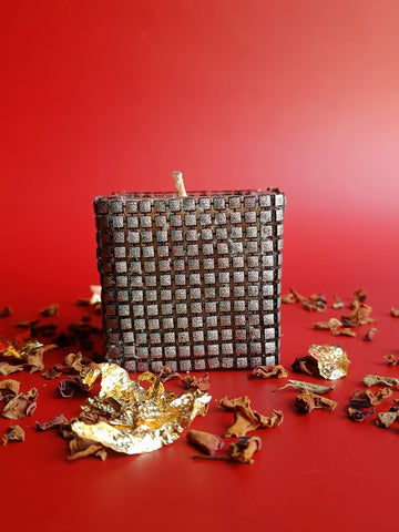 Sitara soy candle- Bakhoor rose