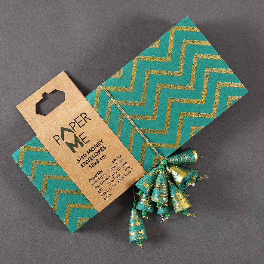 Zig Zag Money Envelope - 10 pc