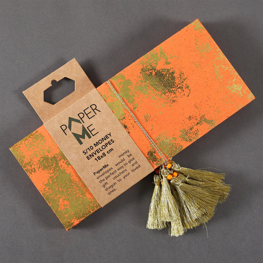 Texture Money Envelope - 10 pc