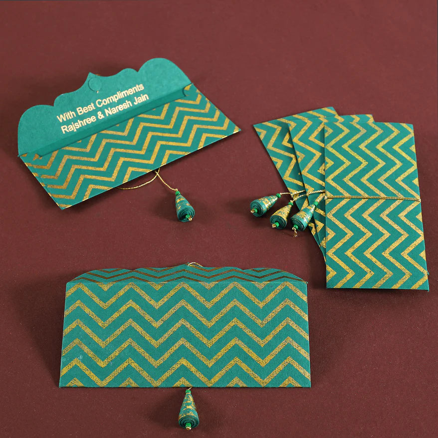 Zig Zag Money Envelope - 10 pc