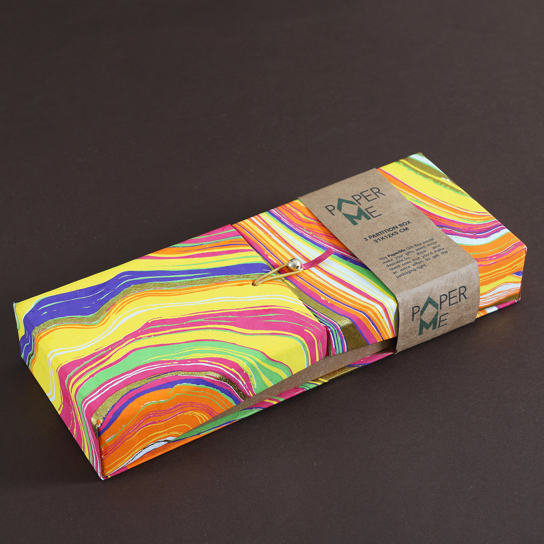 Leheriya 3 Partition Box - 1 pc