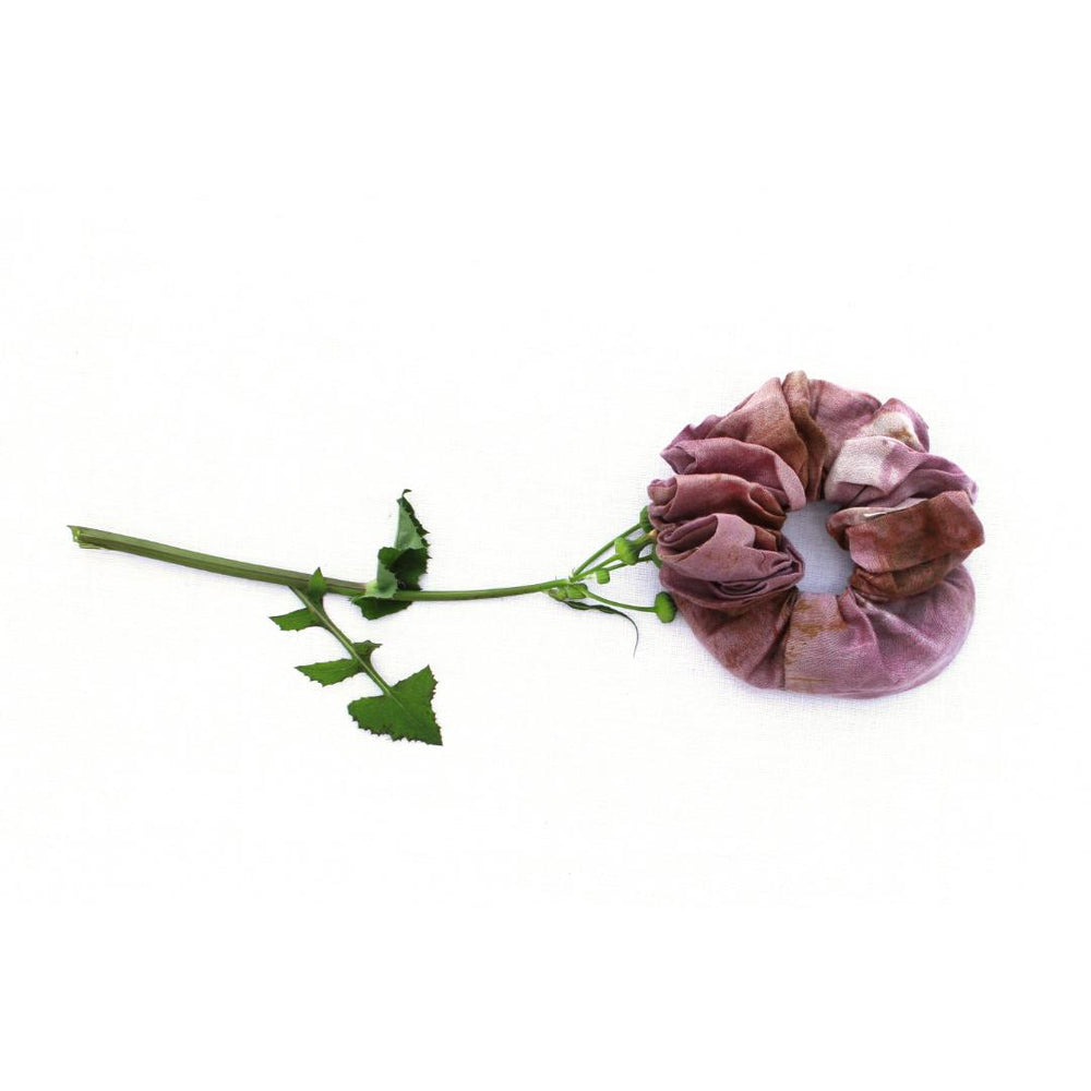 Bageeya Rose Bud Anti Breakage Soft Mul Fabric Scrunchie
