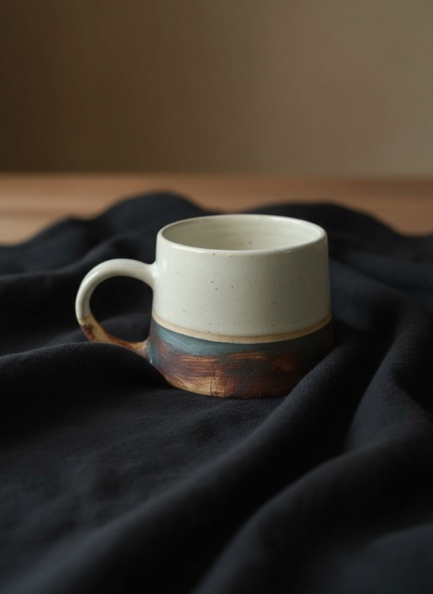 Rasa Home Fired Earth Tea Cup – Set of 2 | Handcrafted Clay Tea Cups