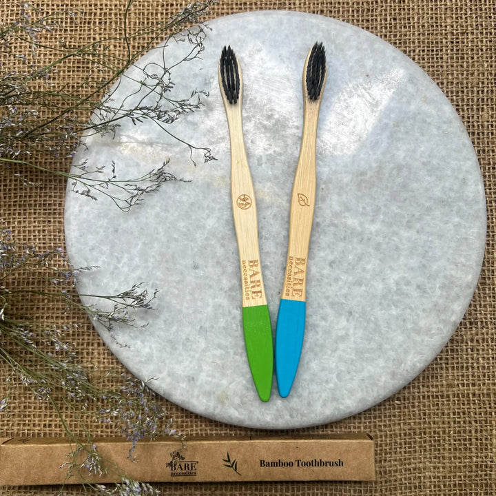 Bare Necessities Biodegradable Bamboo Toothbrush with Compostable Handle