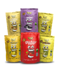 Freeter 's Top 6 Freeze-Dried Delights: Ultimate Natural Fruit Snack Box - 120 grams