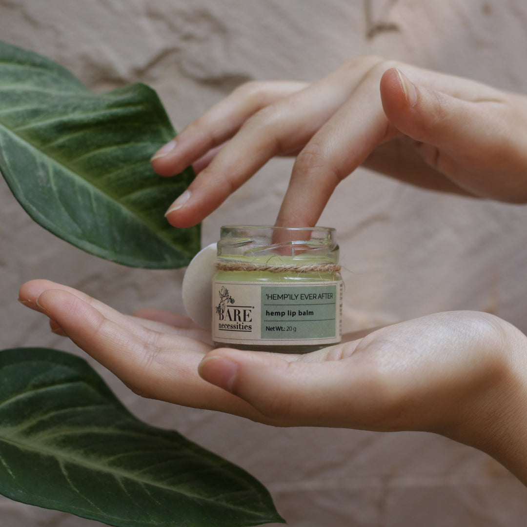 Bare Necessities Hydrating hemp lip balm for dry lips | 20g
