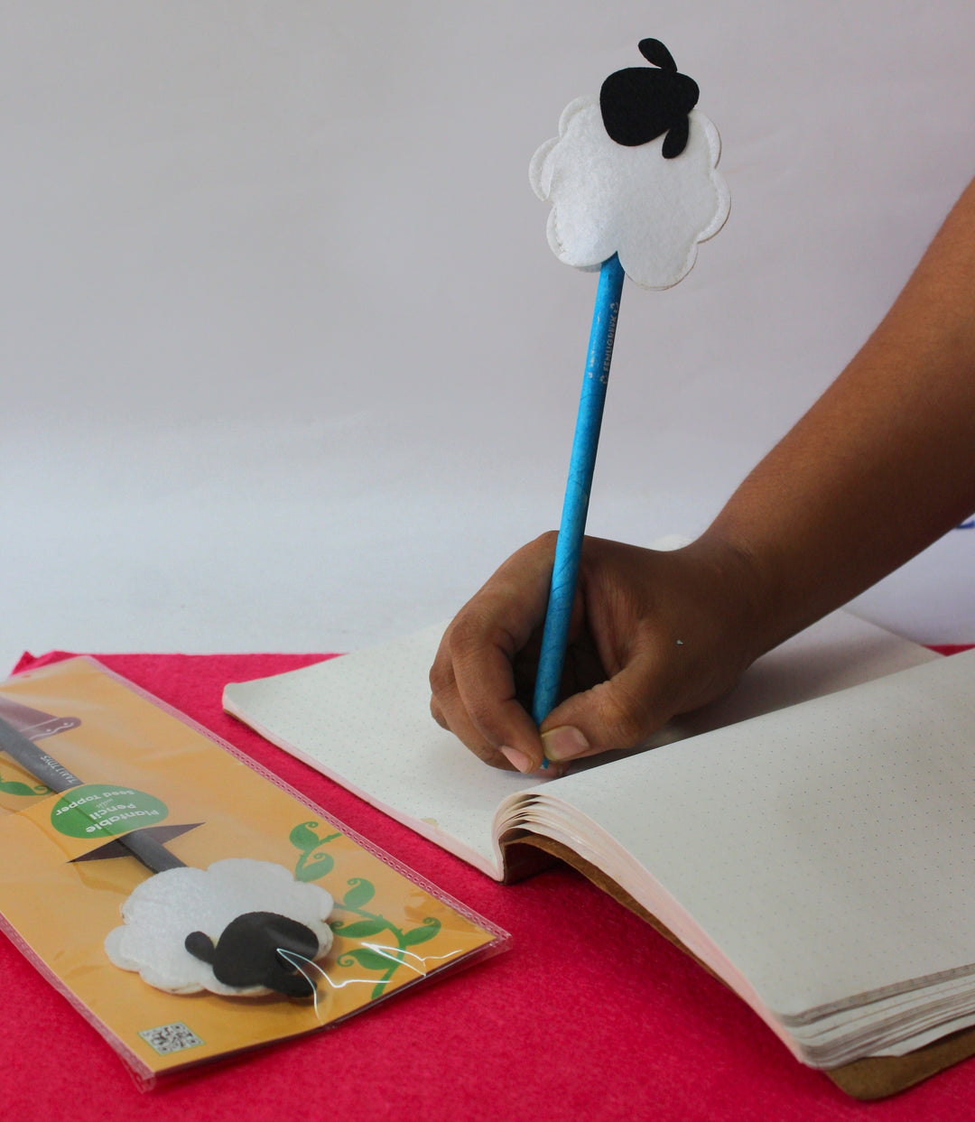 Taali Plantable Pencil with Characters Pencil End - Set of 5 Pencils