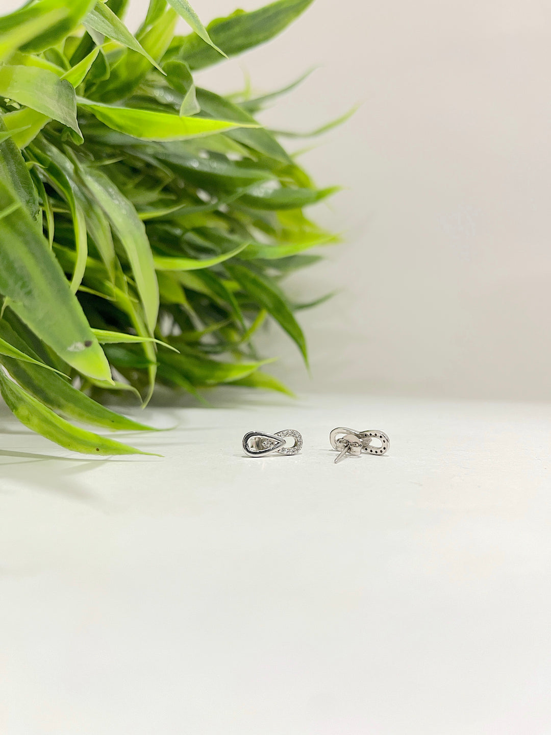 Silversutra Sterling Silver Twinkling Infinity Silver Ear Ring | 925 S