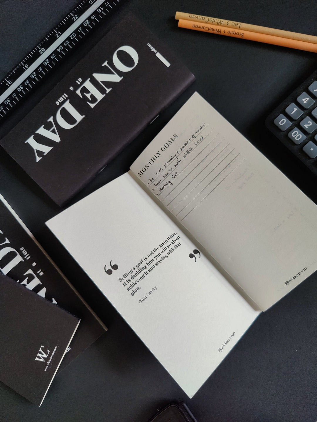 Time Scheduler I Undated 30 Day Planner I Time Tracker