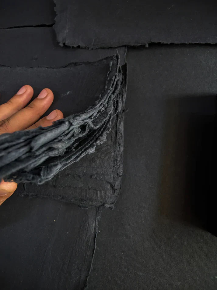 Black Paper Travel Journal I Compact pocket Diary