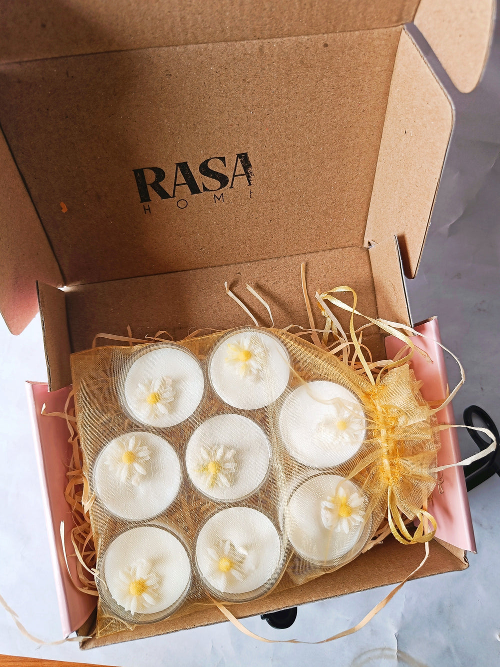 Daisy Tealight Candles