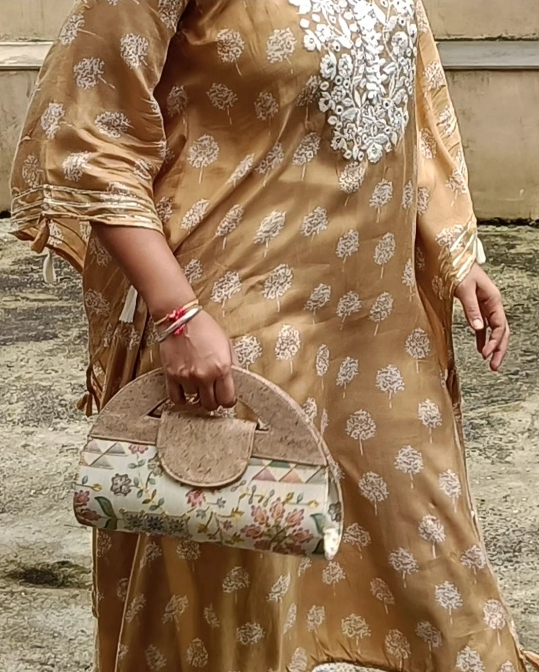 Verde Carvi Cork Handbag