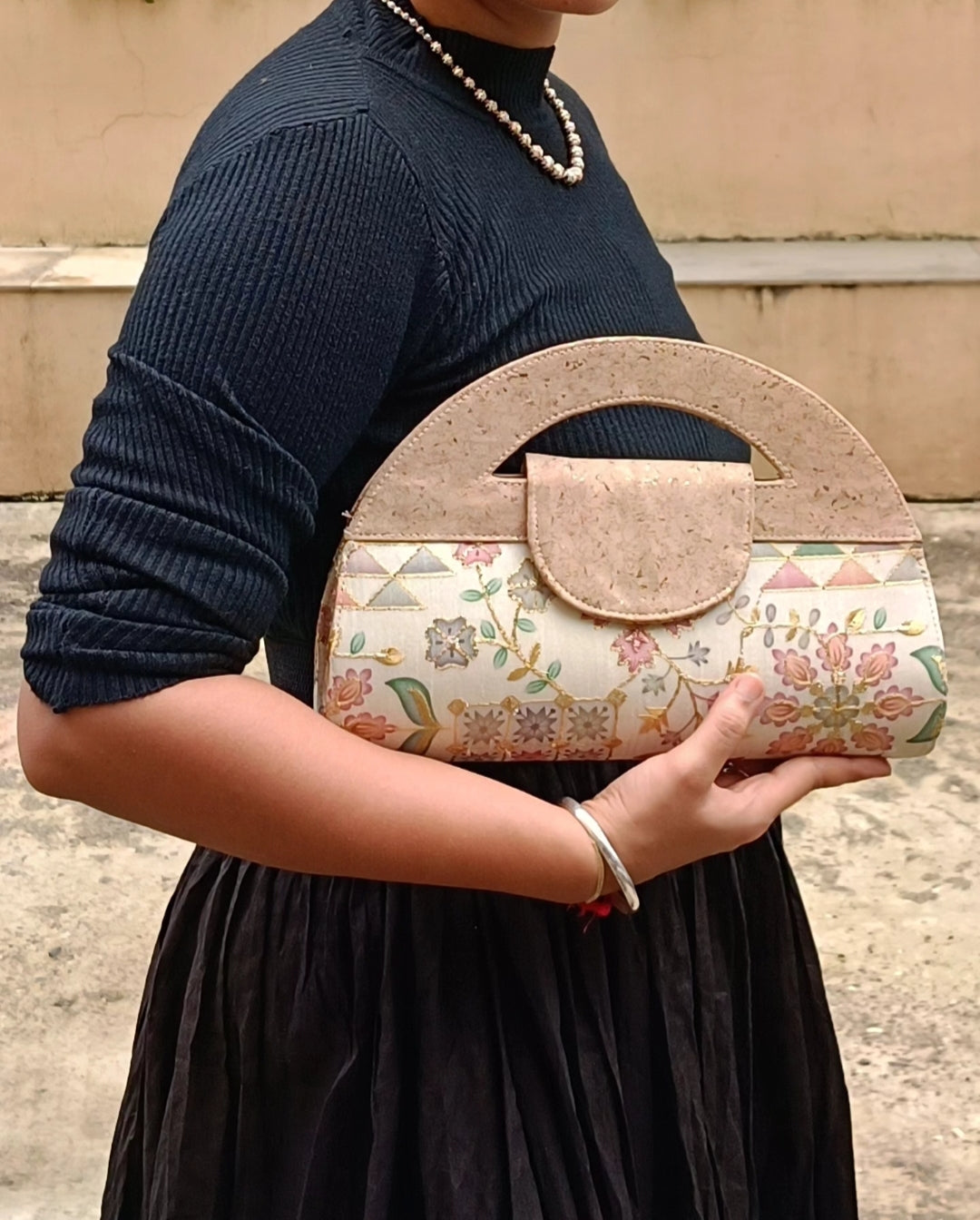 Verde Carvi Cork Handbag