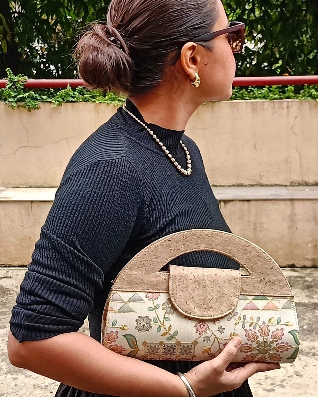 Verde Carvi Cork Handbag