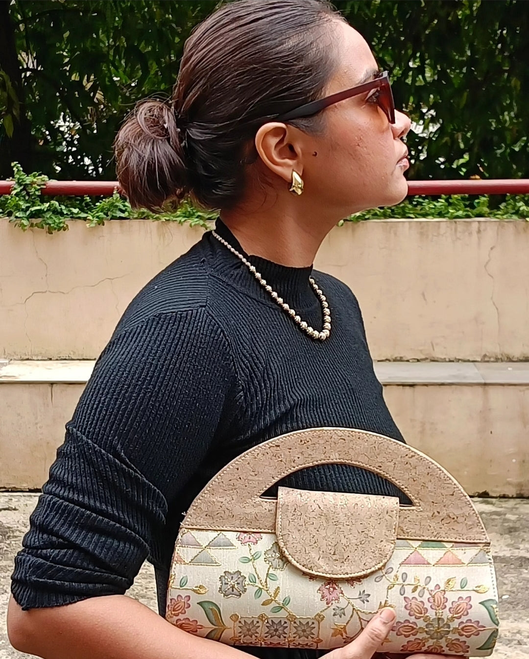 Verde Carvi Cork Handbag