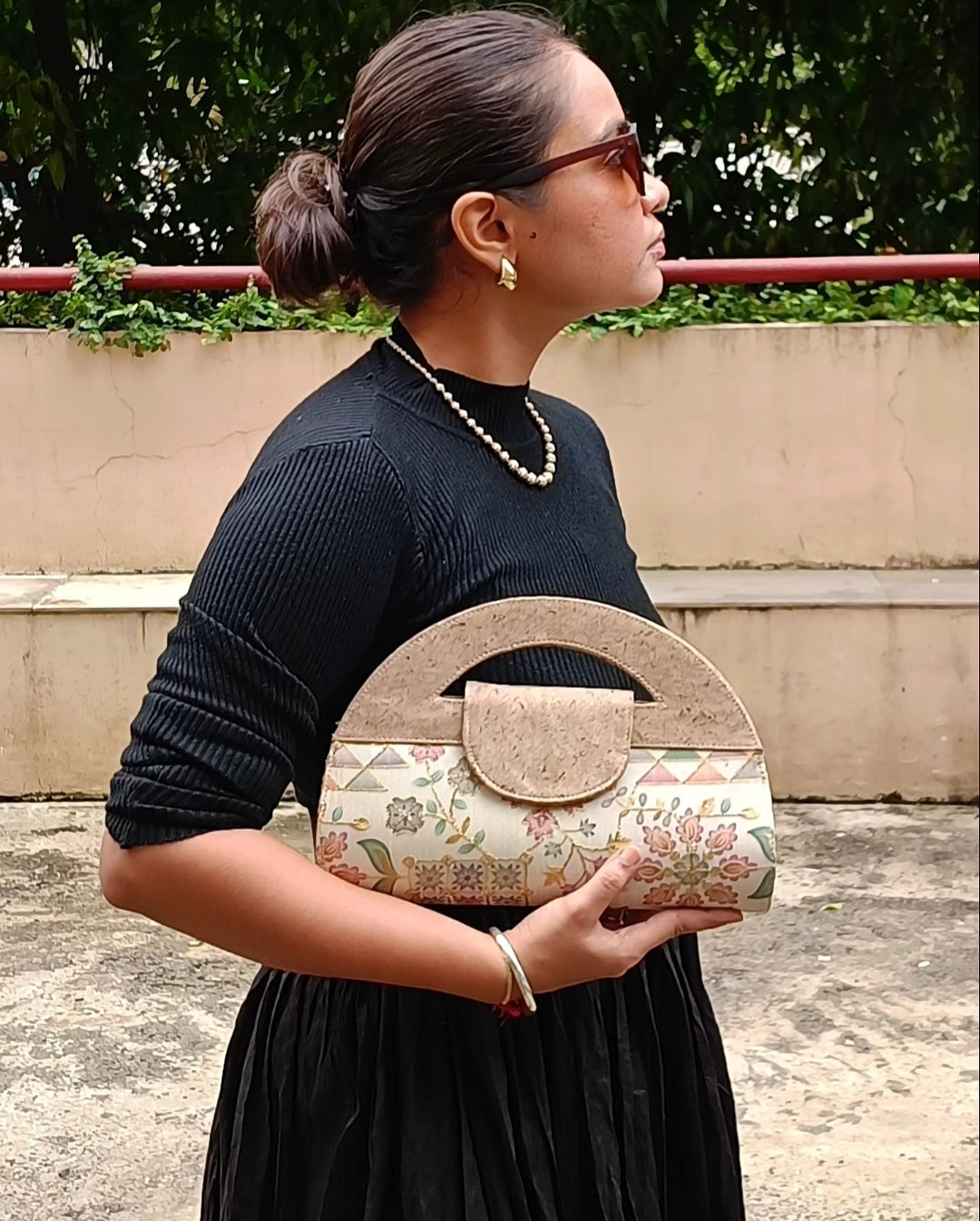 Verde Carvi Cork Handbag