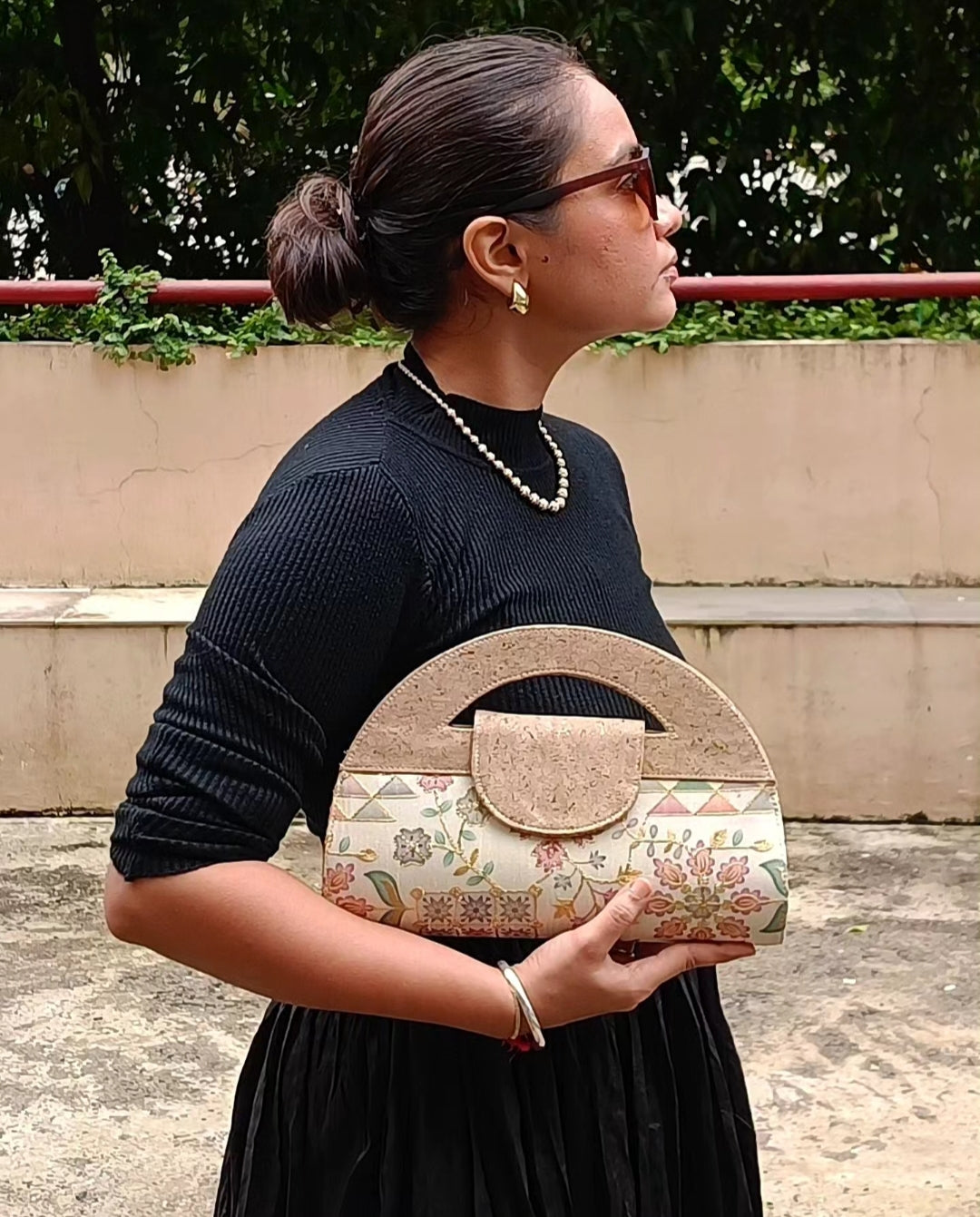 Verde Carvi Cork Handbag