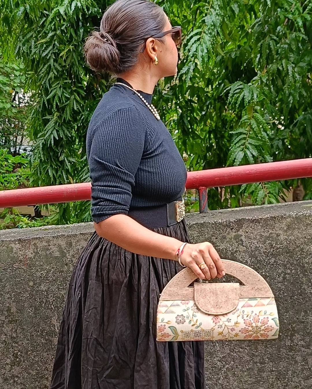 Verde Carvi Cork Handbag