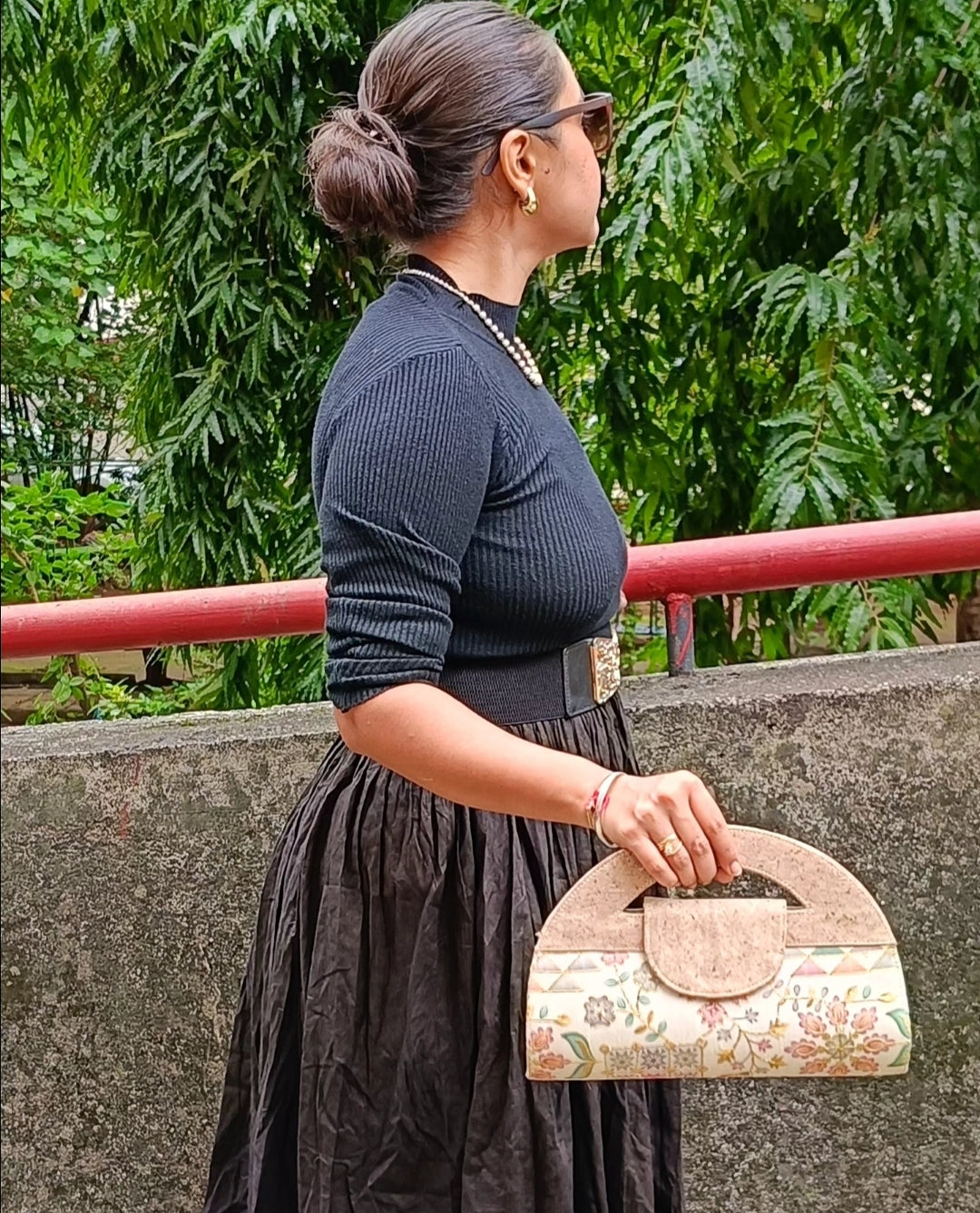 Verde Carvi Cork Handbag