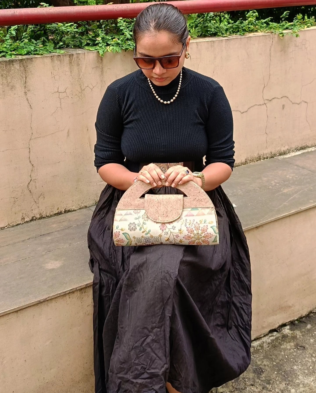 Verde Carvi Cork Handbag