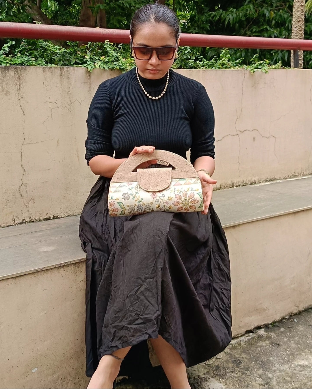 Verde Carvi Cork Handbag