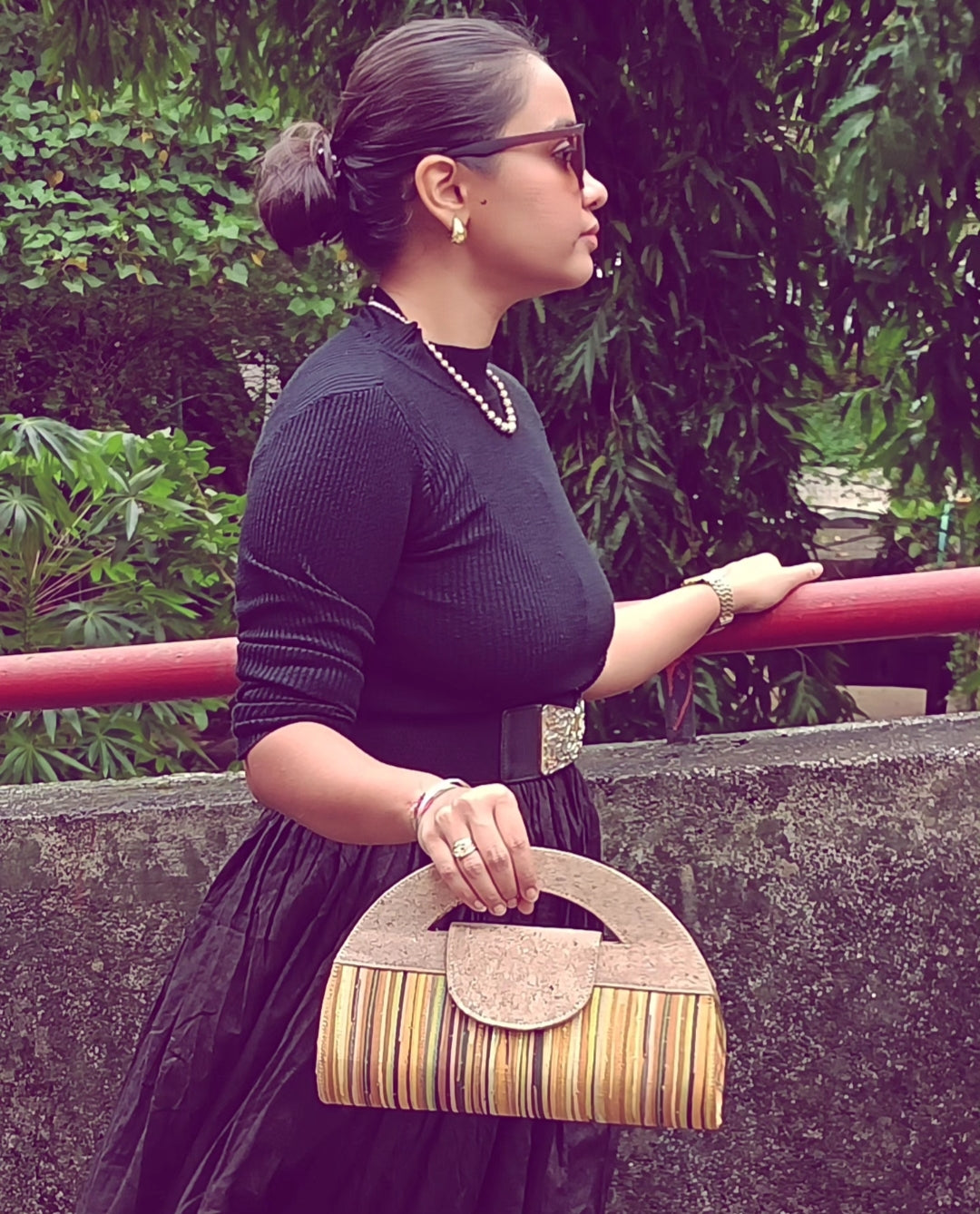 Verde Atman Cork Handbag