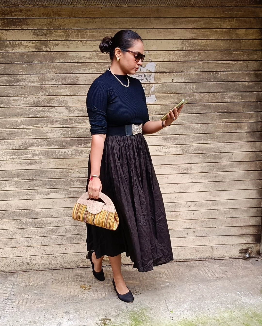 Verde Atman Cork Handbag