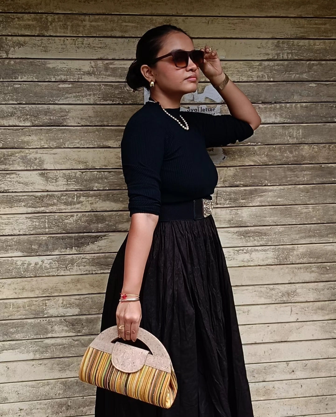 Verde Atman Cork Handbag