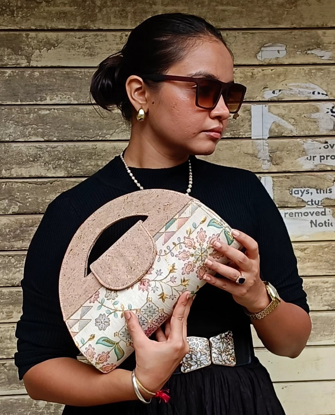 Verde Carvi Cork Handbag