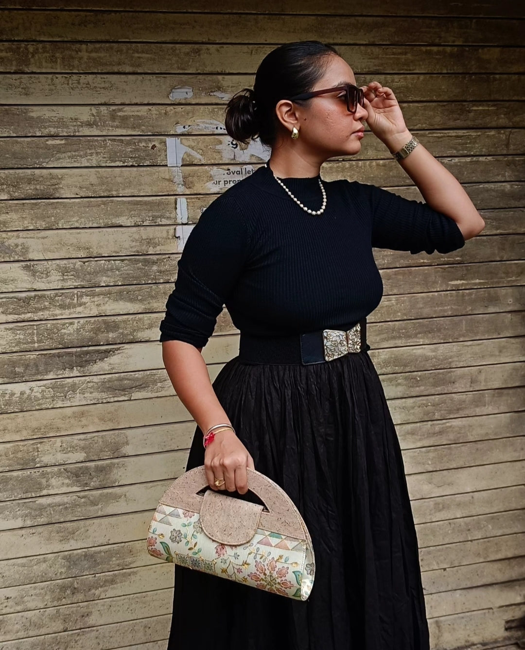 Verde Carvi Cork Handbag