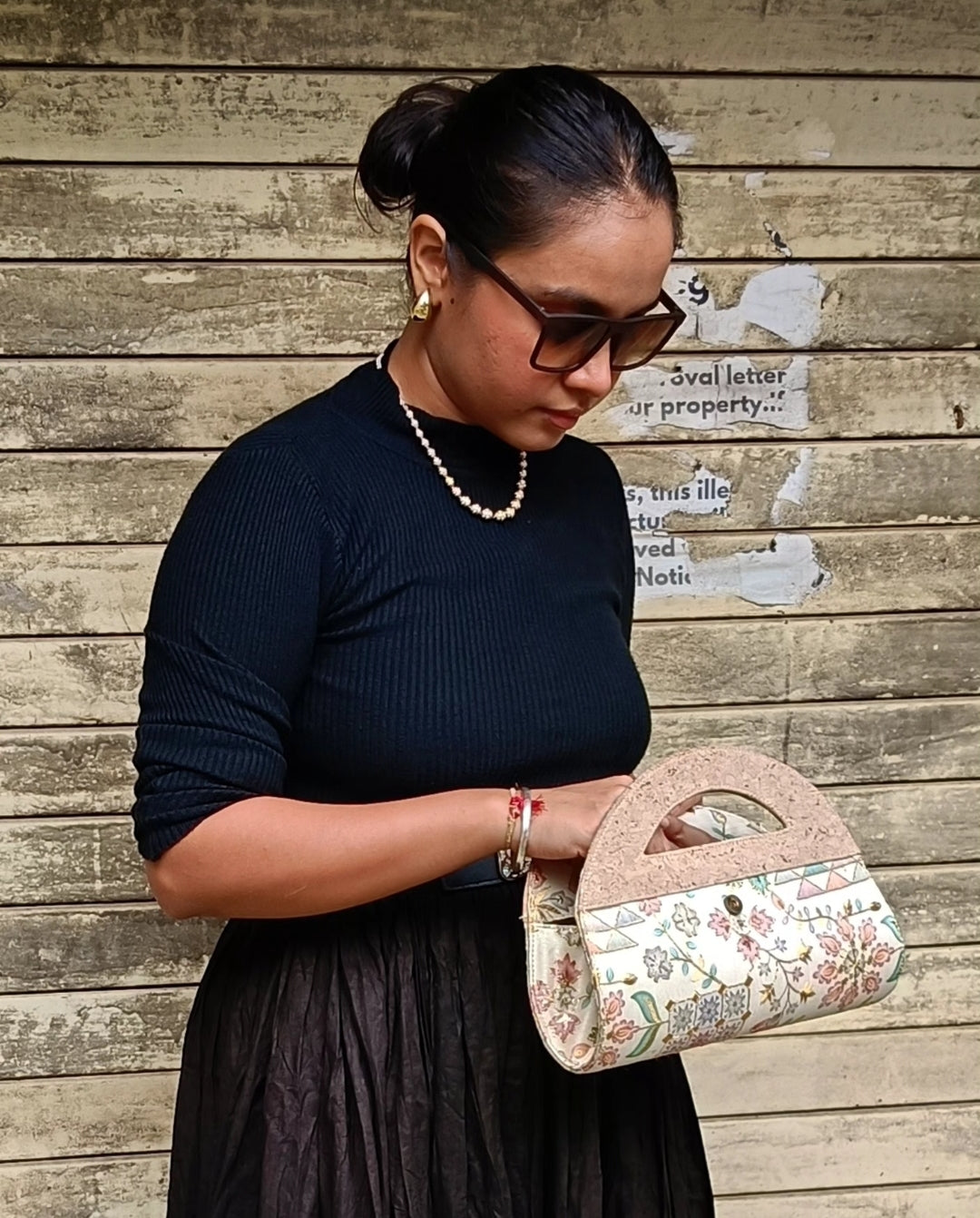 Verde Carvi Cork Handbag