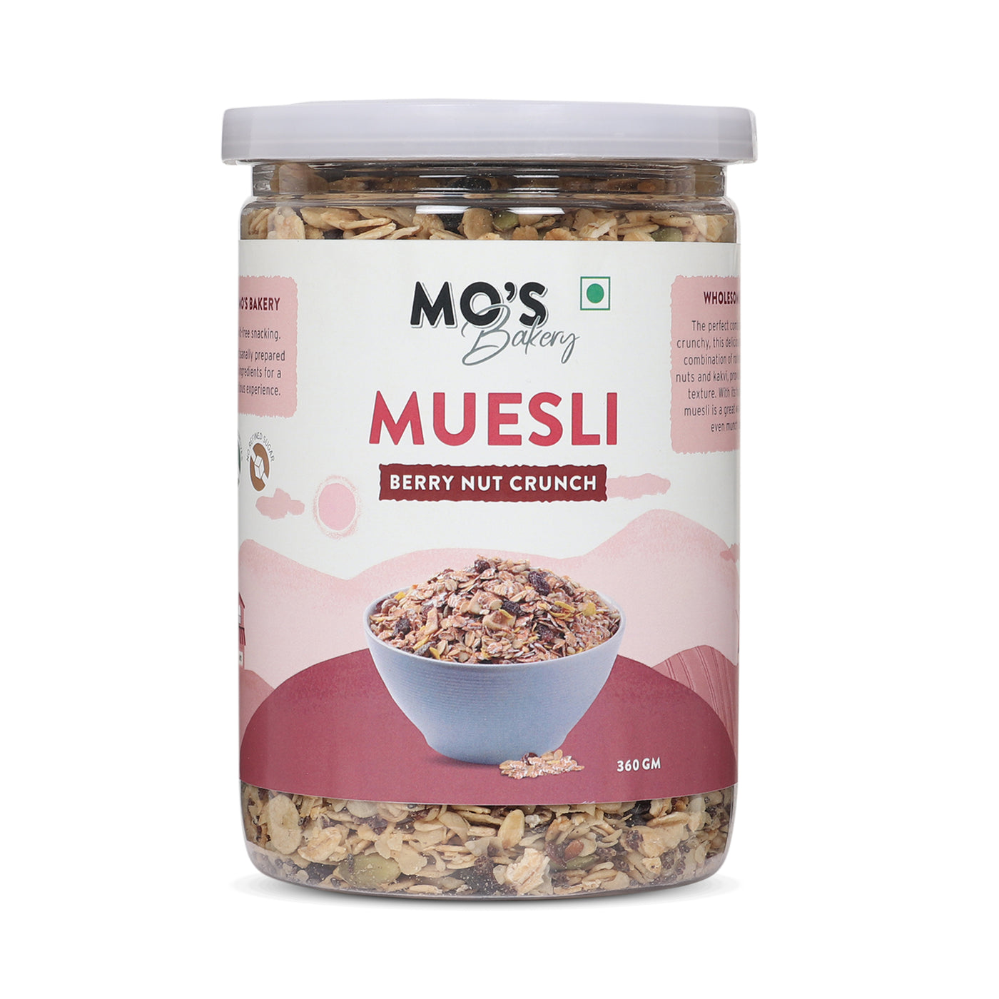 Mo's Millet Muesli Berry Nut Crunch 90% whole grain & protein rich