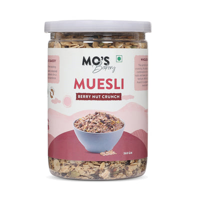 Mo's Millet Muesli Berry Nut Crunch 90% whole grain & protein rich