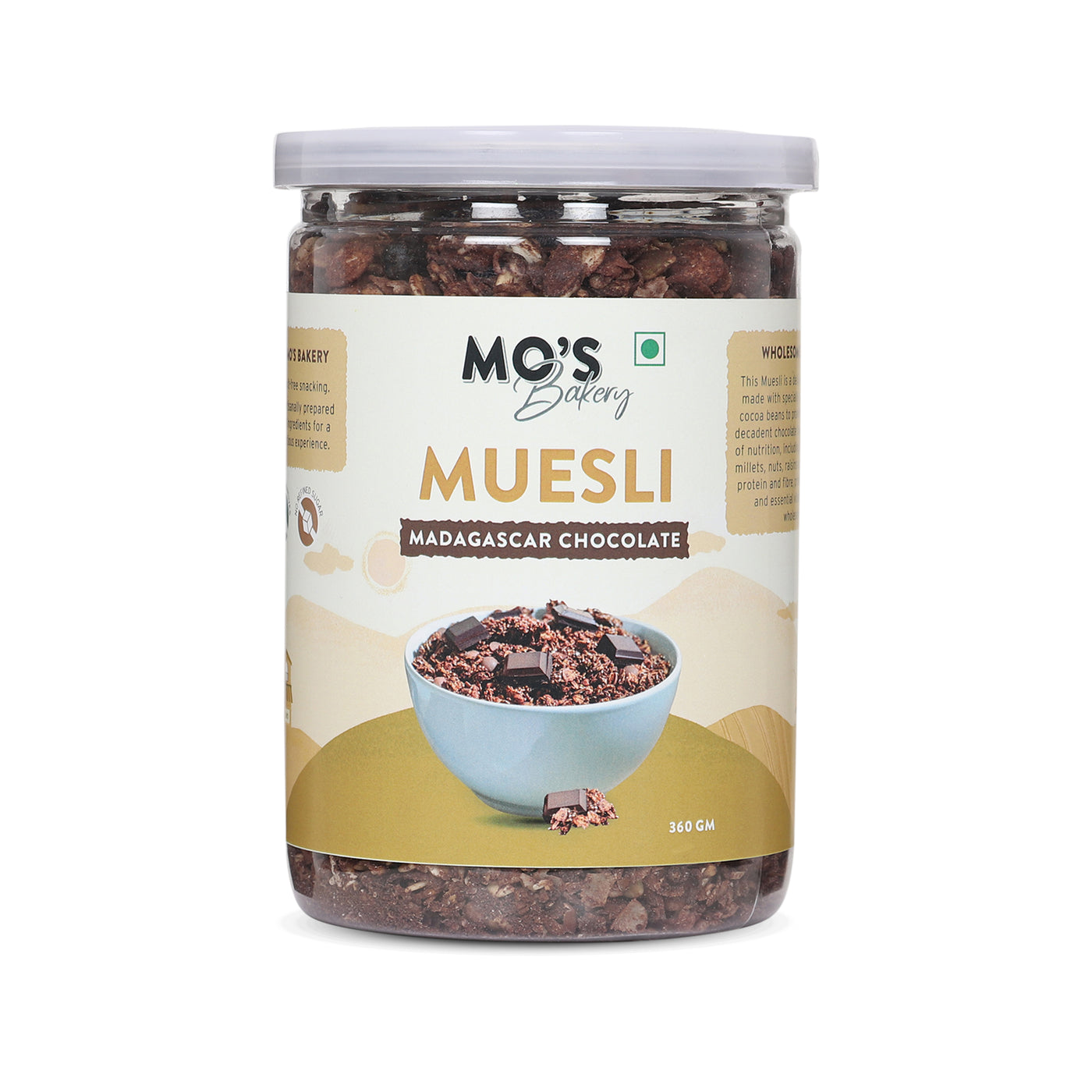 Mo's Millet Muesli Madagascar Chocolate 90% whole grain & protein rich