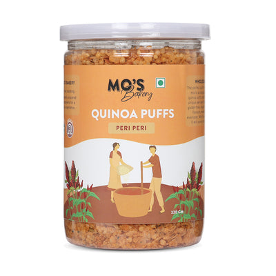 Mo's Peri Peri Mix Quinoa Puff high fiber