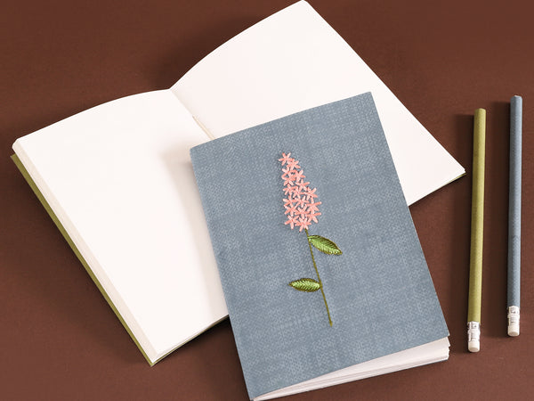 Embroidered Notebook  Gift Set