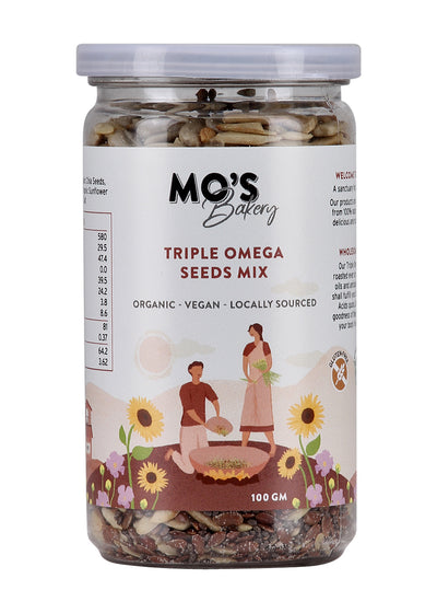 Mo's Bakery Triple Omega Seeds Mix vegan & gluten free