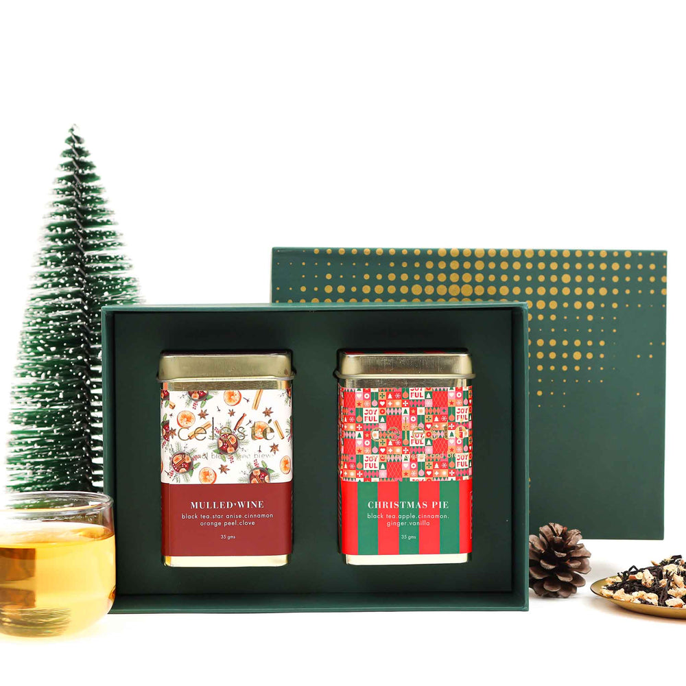 Celesté Artisanal Tea Gift Box - Set of 2 | Christmas Edit