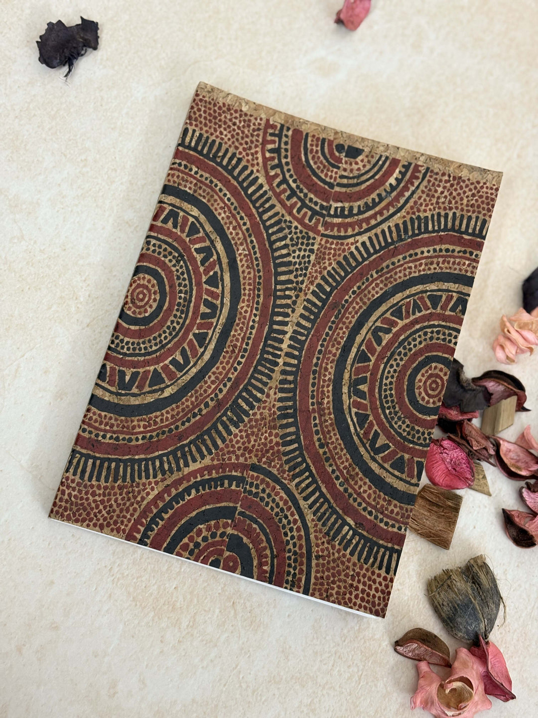 MiRa Gifting Solutions Cork Ipad Desk Organizer with Hand Printed Diary