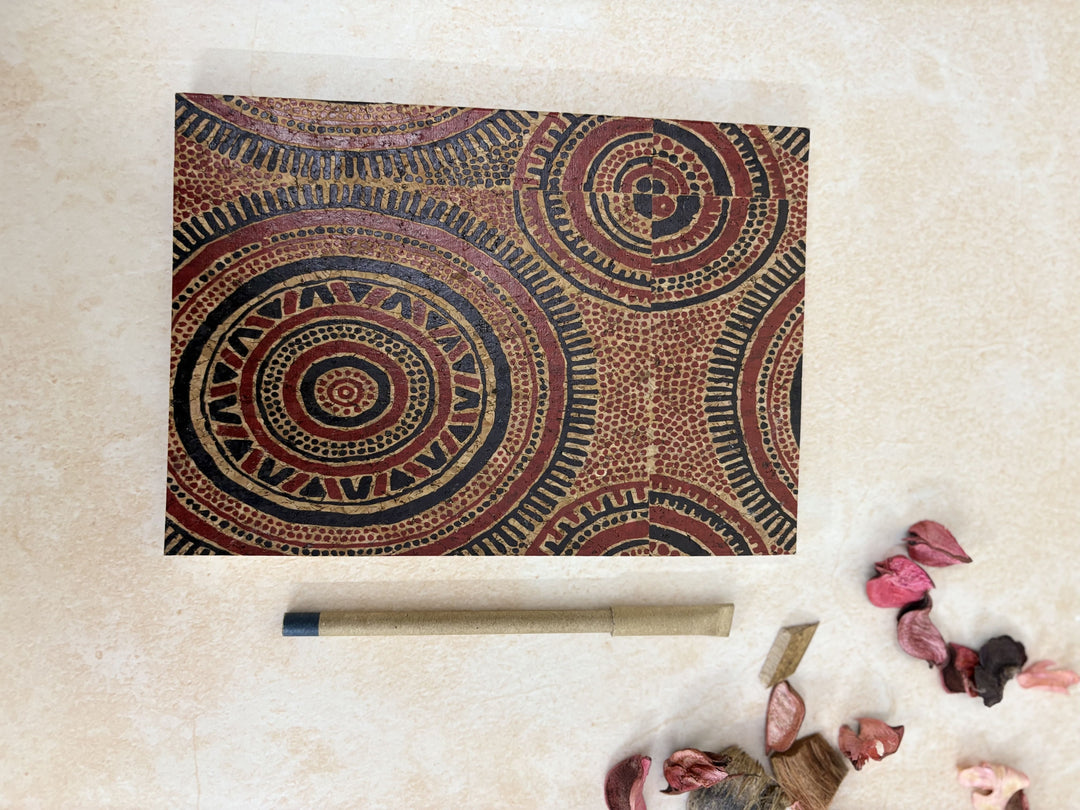 MiRa Gifting Solutions Hand Printed Cork Diary with Calendar & Planner