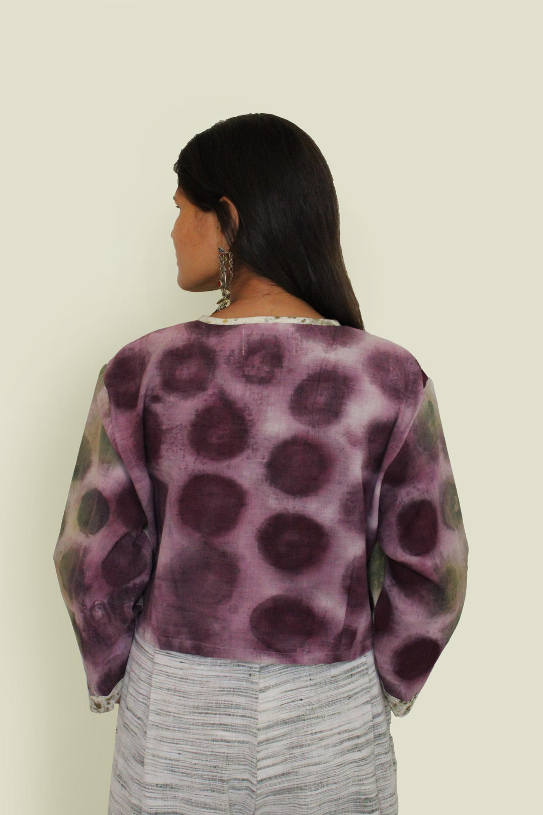 Bageeya "Chhaya" Khadi  Organic Cotton Blouse | Crafted with Ayurvedic Herbs