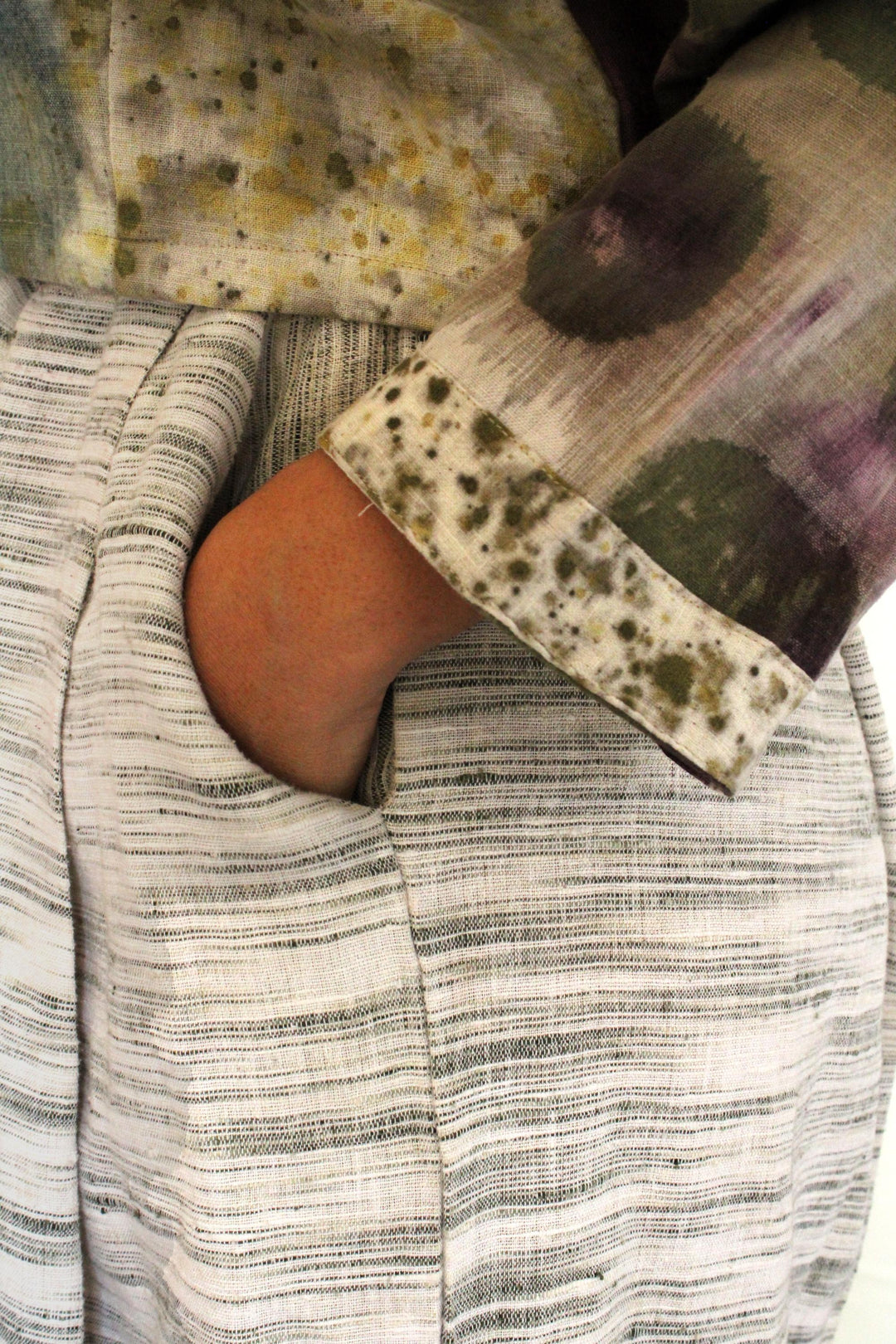 Bageeya "Chhaya" Khadi  Organic Cotton Blouse | Crafted with Ayurvedic Herbs