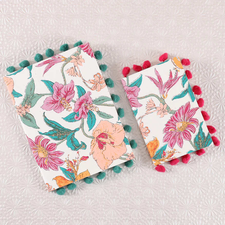 Bahar Pompom Notebook (Set of 2)