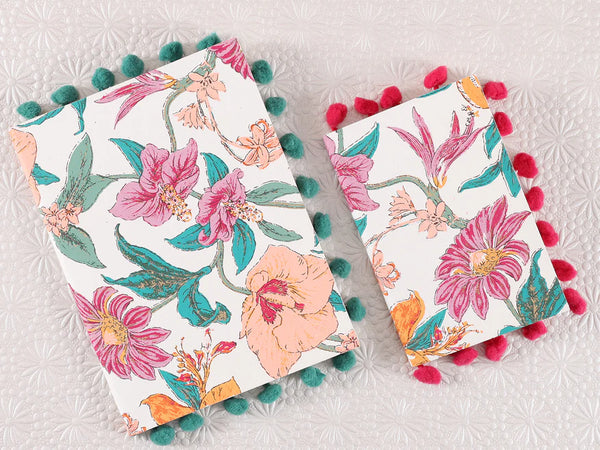 Bahar Pompom Notebook (Set of 2)