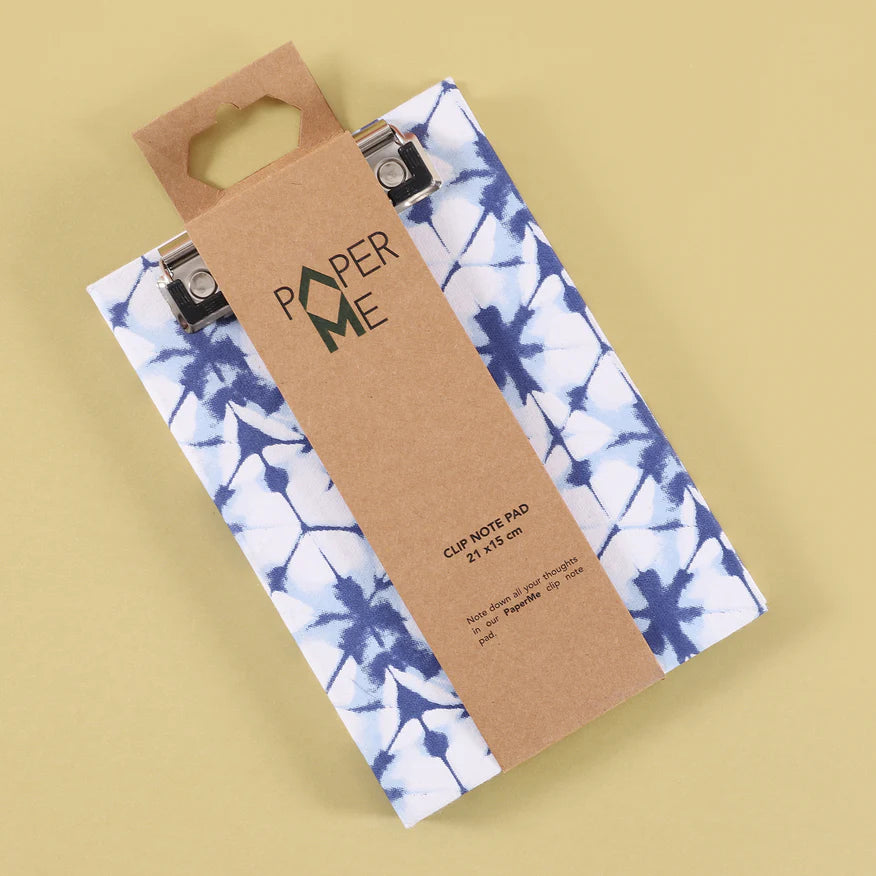 Neelanchal Tie & Dye Clip Notepad