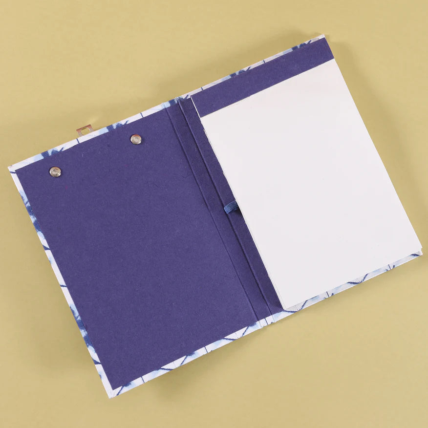 Neelanchal Tie & Dye Clip Notepad